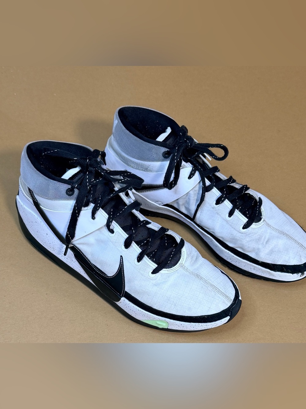 Nike KD13 TB "Pure Platinum" Men’s Sz 15 White Shoes Sneakers CK6017-100 GUC